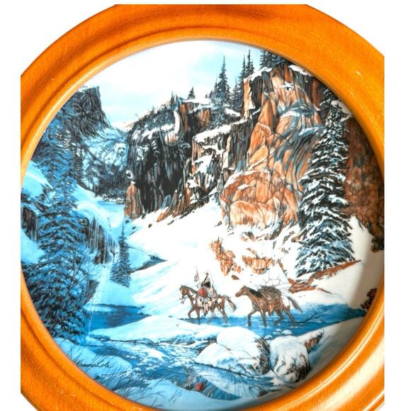 Julie Kramer Cole Faces of Nature Trail Of The Talismans 1992 Collector Plate - Picture 2 of 4